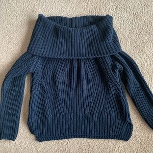 Express cowl neck/off the shoulder sweater